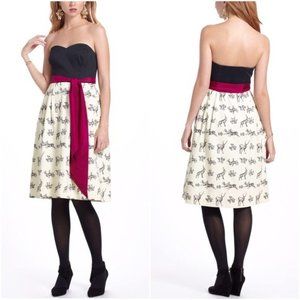 Postmark Anthropologie Conifer Herd Dress